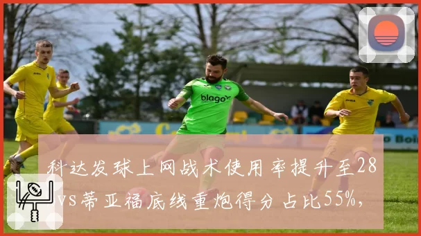 科达发球上网战术使用率提升至28%vs蒂亚福底线重炮得分占比55%,风格转型对比